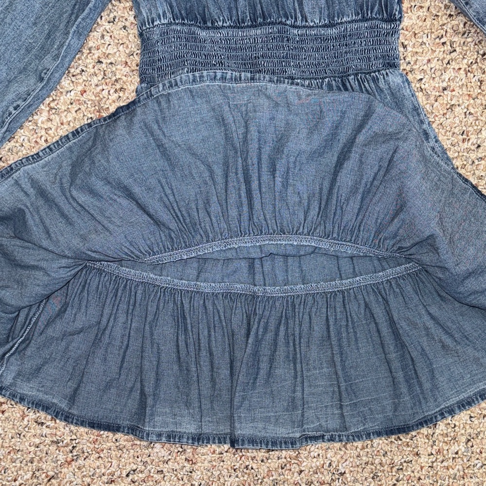 GAP Blue Denim Casual Kids Dress - Picture 6 of 9